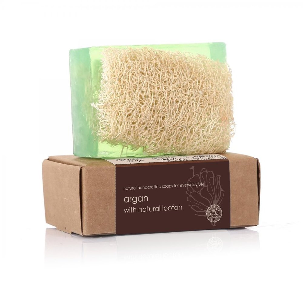 Argan with Natural Loofah